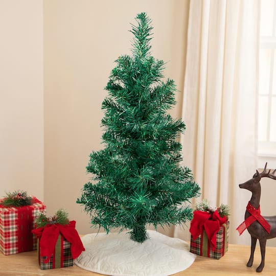 Northlight 18" Unlit Traditional Green Pine Artificial Christmas Tree